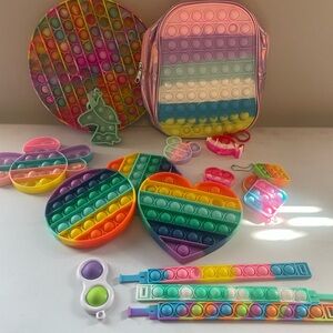 Pop Fidget Backpack and Toy Set